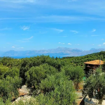 Gelbes Haus Korfu Lägenhet Pithos