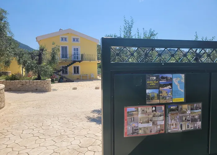 Gelbes Haus Korfu דירה Pithos