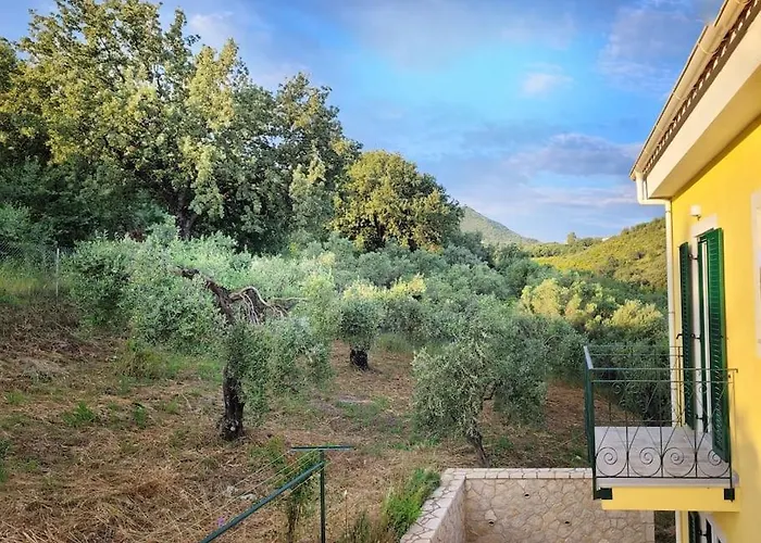 Gelbes Haus Korfu דירה Pithos